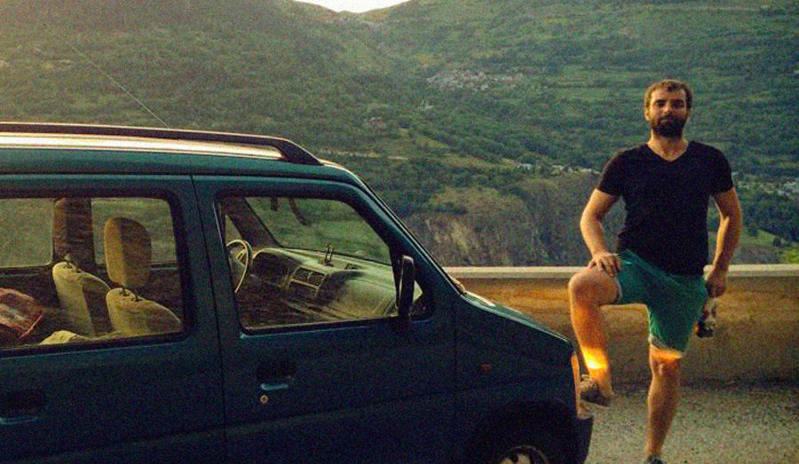 Mathieu Ros en montagne